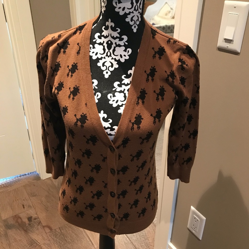 Poodle cardigan